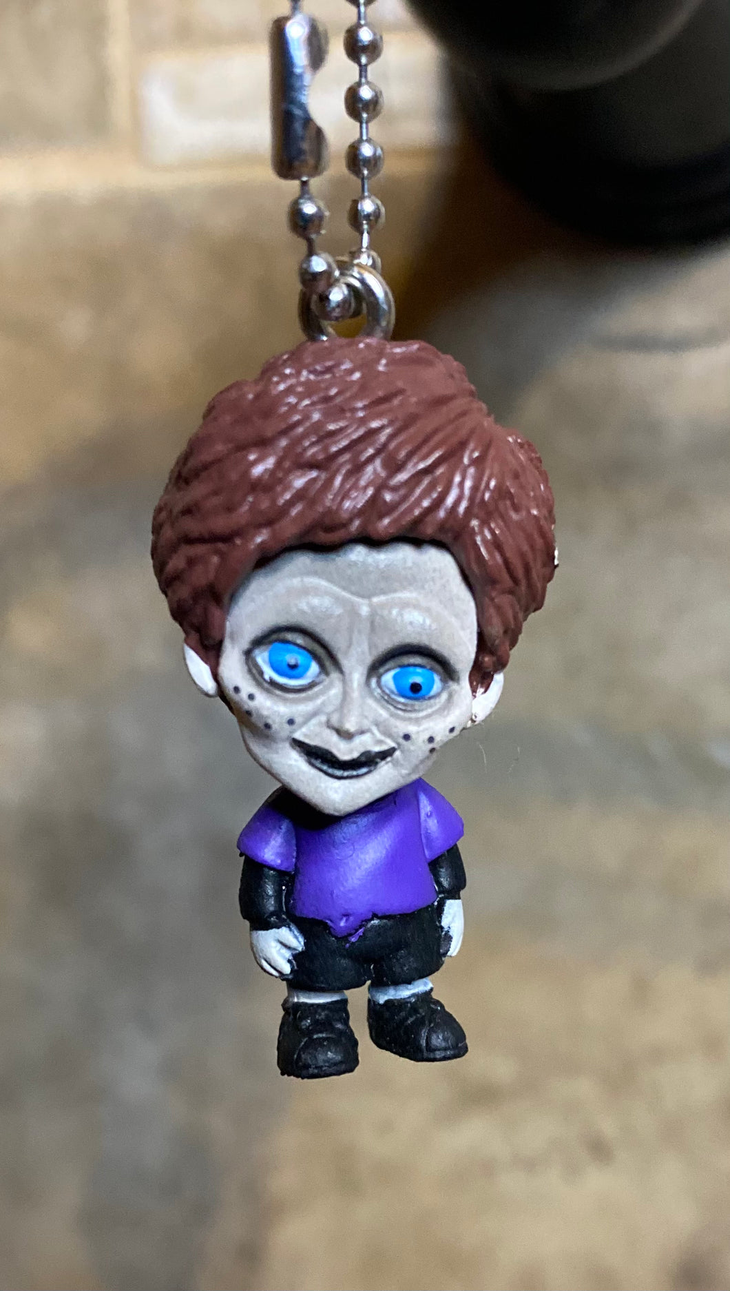 Evil Doll Mini Glen Keychain
